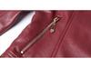 2024 PU Leather Jacket: Casual, Plus Size, Velvet-Lined for Middle-Aged and Elderly Women