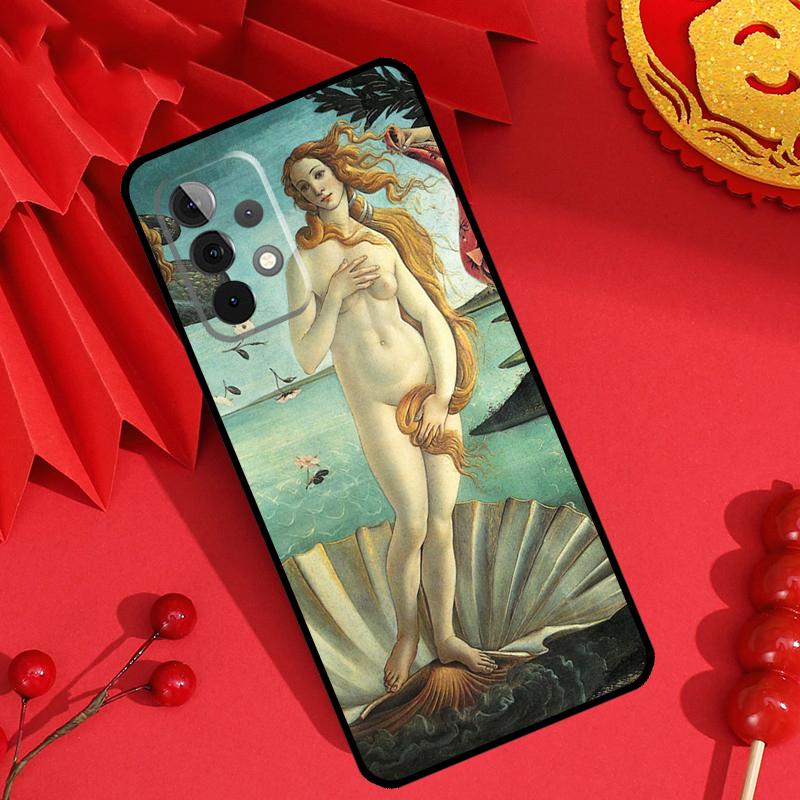 Art Paintings The Birth Of Venus Case For Samsung Galaxy M55 M35 M15 M11 M12 M13 M14 M06 M16 M36 M56 M31 M53 M32 M52 M34 M54