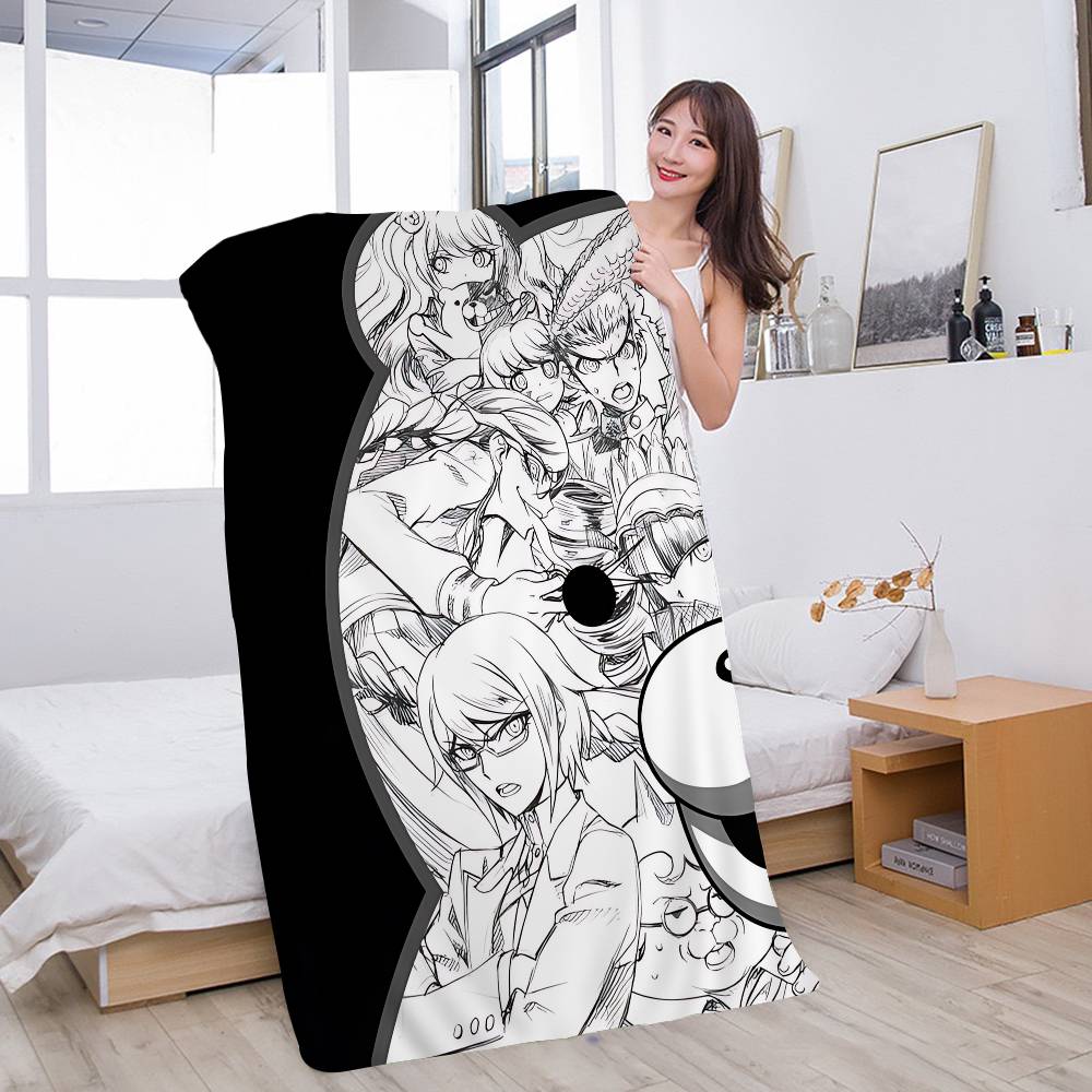 Classic Anime D-Danganronpa Microfiber Beach Towel Absorbent Quick dry Soft Yoga Swimming Resort Mountain Climbing Towel