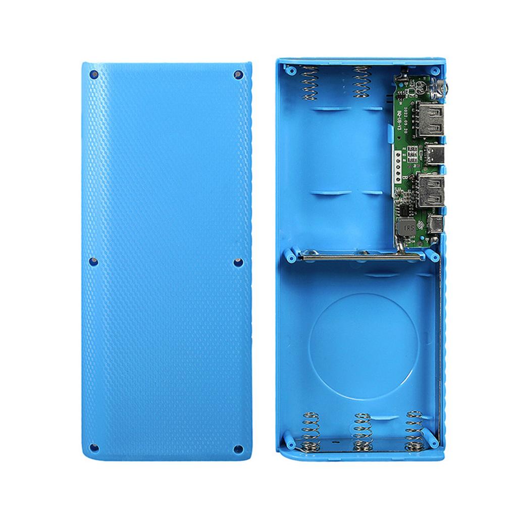 5x21700 Battery Boxes Charge Shells Mobile Power Bank Cases DIY Plastic Boxes