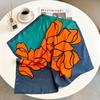 70cm×70cm Retro Paisley Imitation Silk Square Scarf - Versatile Decorative Neck Scarf Shawl