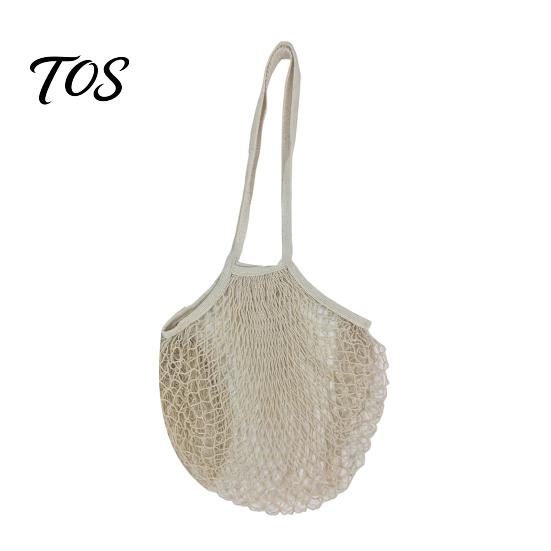 Reusable Grocery Bags for Kitchen Cotton Mesh Bag, Eco Friendly Foldable String Organic Produce Totes Lightweight Fruits Vegetables And Daily Shopping