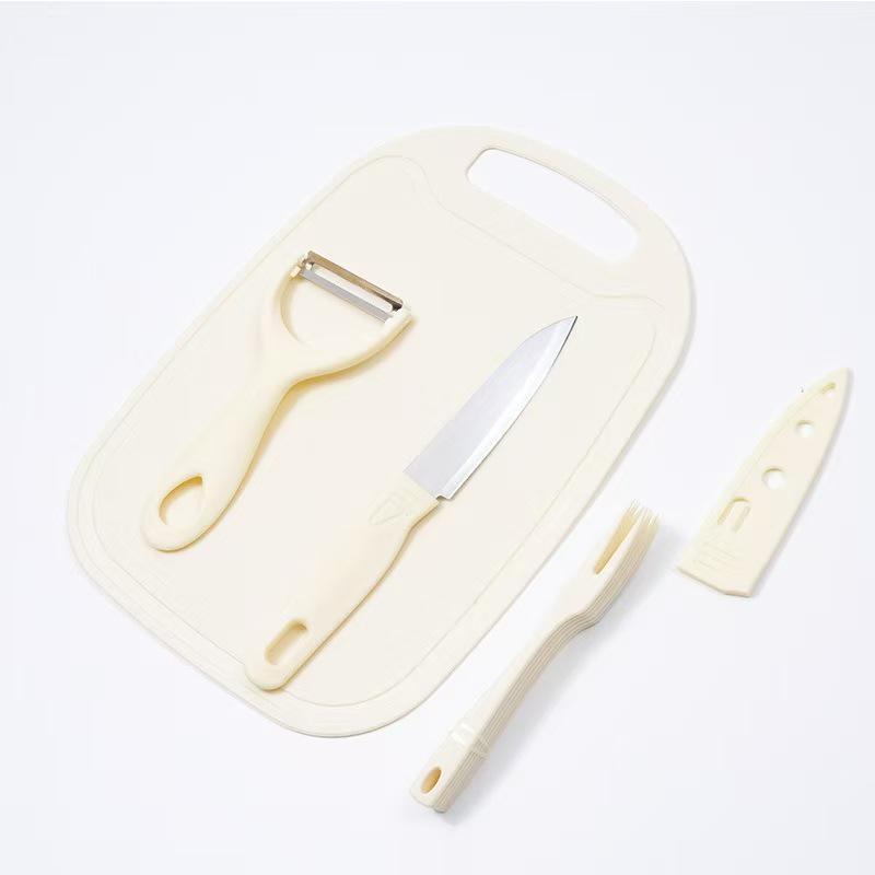 Baby Food Prep Set: Chef's Knife, Cutting Board, Multi-Functional Tools, 5-Piece Combo