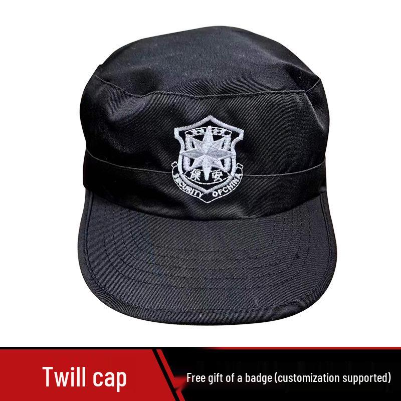 Security Summer Black Baseball Cap for Hotel Doorman 58