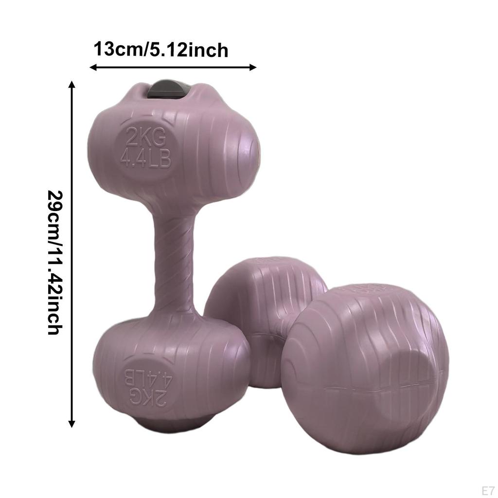 2 Multifunctional Water Dumbbells for Strength Training, Ideal Children In Gyms And