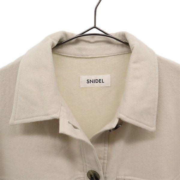 SNIDEL over- Work jacket F white SWFJ214046 Women Used