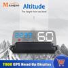 T900 GPS Head Up Display Windshield Projector HUD Digital Display Speed KMH Speedometer Clock Compass Altitude For All Cars