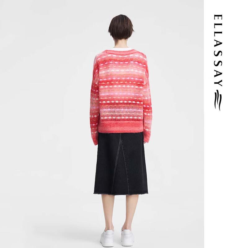 ELLASSAY Women's Versatile Mohair Knit Sweater