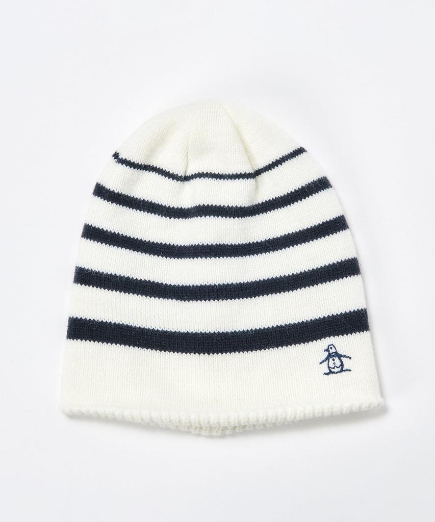 [Munsingwear] Visor 4WAY Knit Hat, Knit Cap, Cold Protection, Convenient, Golf, MG4FCP42L, Women's, WH00 (White)