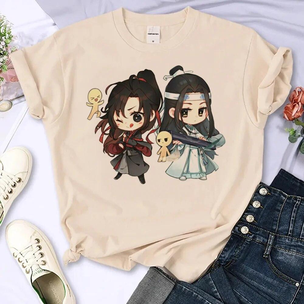 Mo Dao Zu Shi T Shirt Women Harajuku Comic Top Female Anime Designer Japanese Clothes