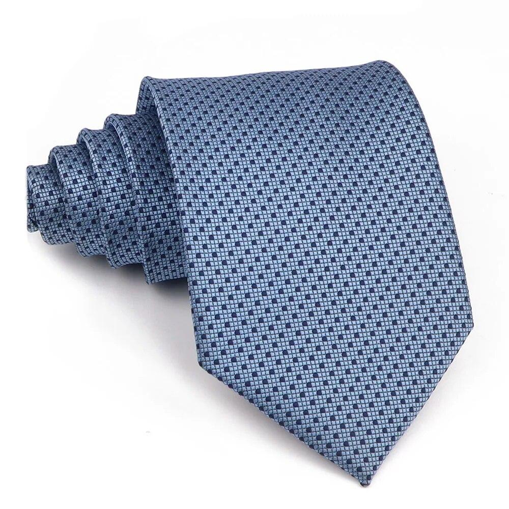Lüks erkek Kravat 9 CM Geniş Çizgili Nokta Kravat Günlük Giyim Düğün Ofis Partisi