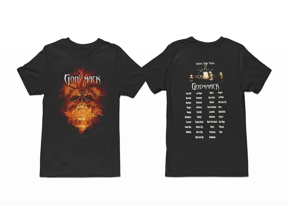 Godsmack Shirt Godsmack Rock Music Band Shirt Heavyweight Tshirtunisexs S
