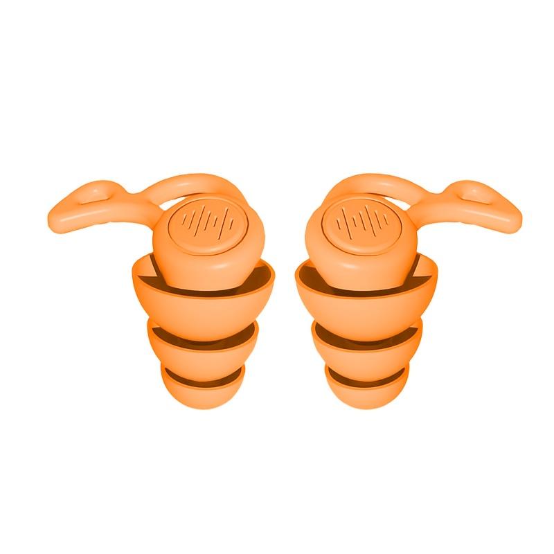 Reusable Silicone Earplugs for Sleeping - Noise-Canceling, Snore & Swimming Comfort, Quiet Night's Rest