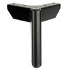 Anchor Loft furniture leg, black matte, height 12 cm