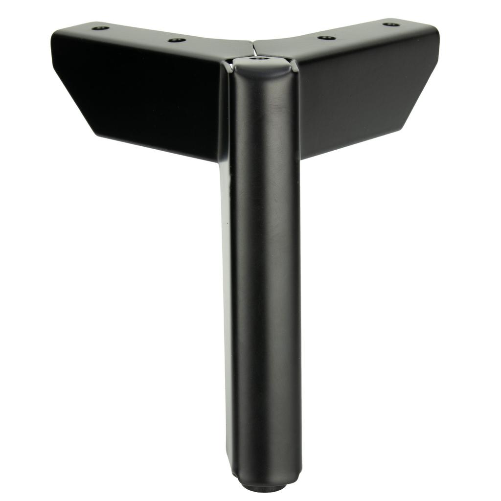 Anchor Loft furniture leg, black matte, height 12 cm