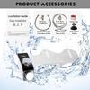 Bidet Toilet Seat Attachment Non-electric Self-cleaning Double Nozzle Adjustable Water Pressure Hot and Cold Warm Water