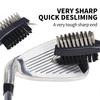 ABS Golf Club Heads Double Sided Brush Cleaning Brush Portable Golf Cleaning Products