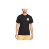 Nike T Shirts Men's Black Crew Neck Moderate Straight Fit FB9773-010