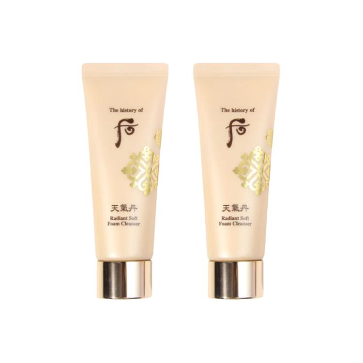 

The history of whoo Radiant Cleansing Foam Travel Size Sample 35ml*2