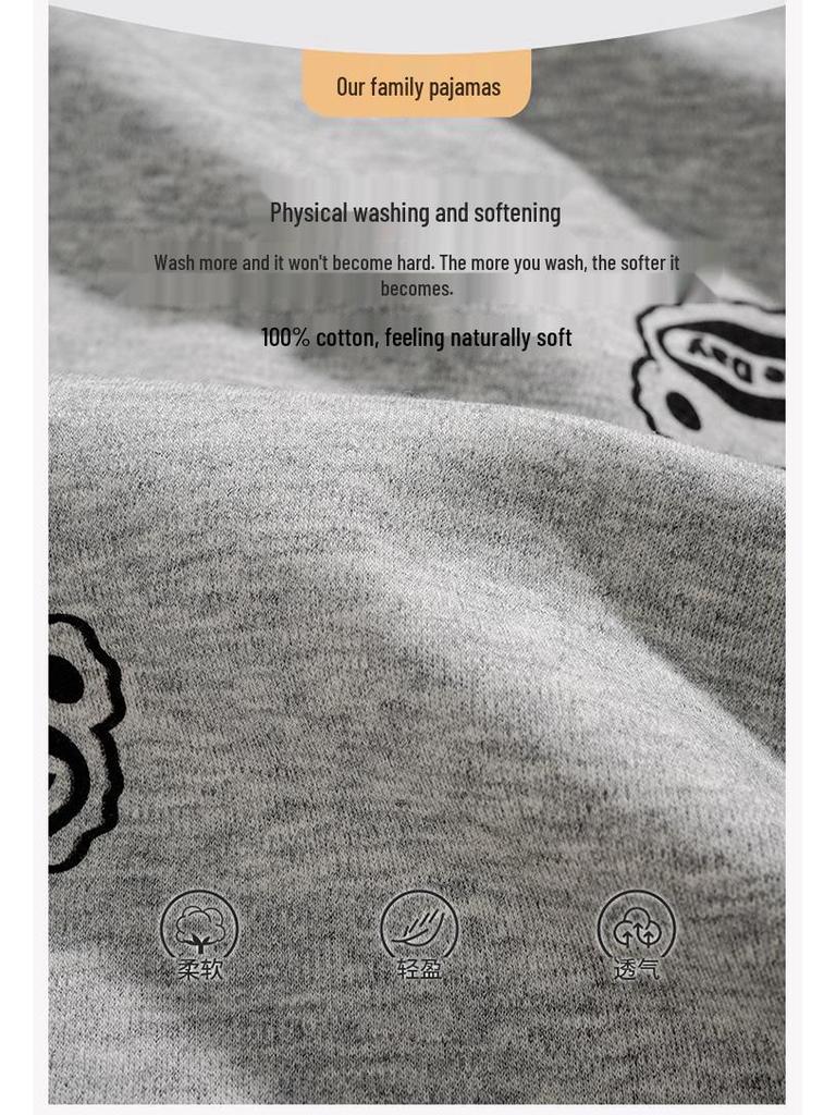 Women's Spring/Autumn Pure Cotton Floral Pajama Set - Long Sleeve, Casual, Home Wear, 2025 Edition