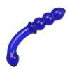 Analplugs aus Glas, Zugperlen, 3 Perlen, 3 cm, 190 g, Analtraining, Masturbatoren, 3 Farben, geeigneter Biegebogen, gebogene Klinge, Sexspielzeug für Erwachsene