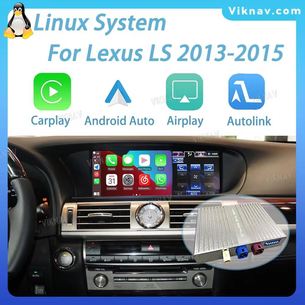 

Интерфейсный блок Viknav Linux для 12,3-дюймового полуэкрана Lexus LS 2013 2014 2015 Wireless Apple CarPlay Android Auto Linux Interface Box