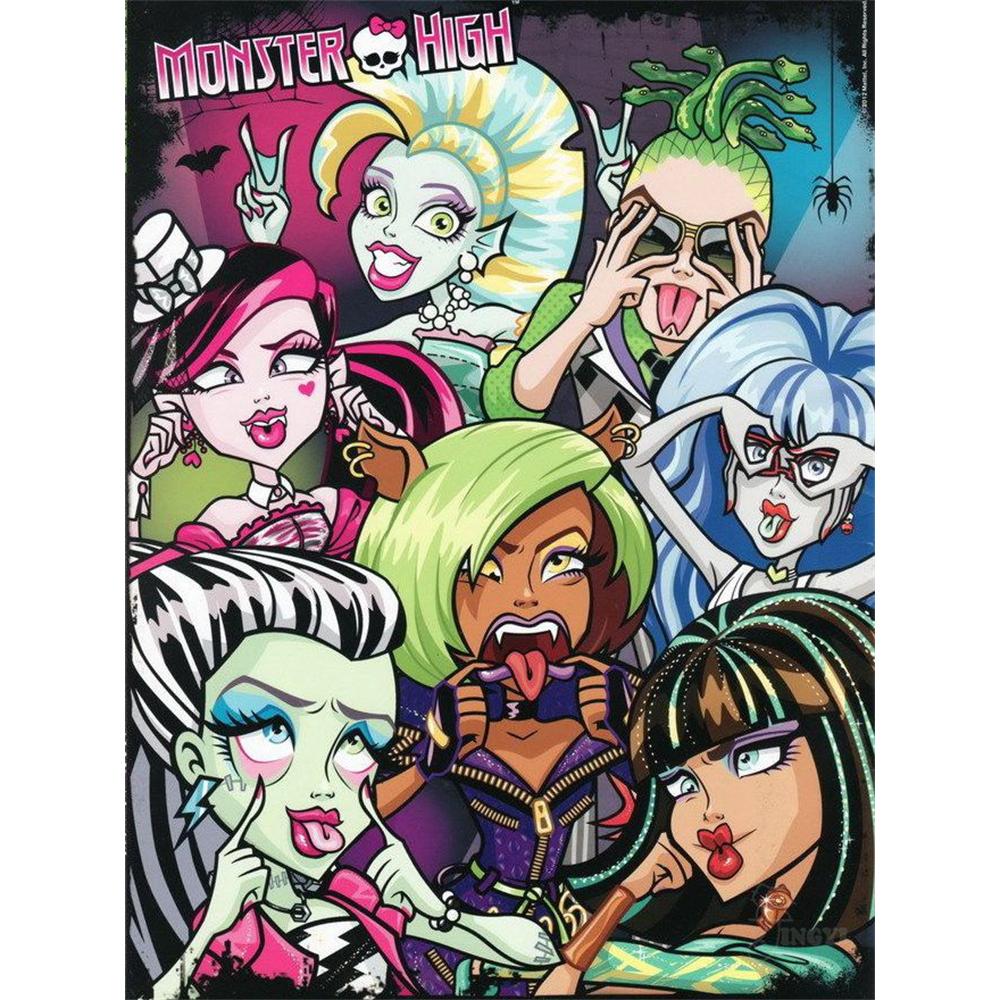 M-Monster H-High Cartoon Diamond Painting Kit Diamond Embroidery Cross Stitch Handmade Art Gift Crafts Home Decor Children Gift