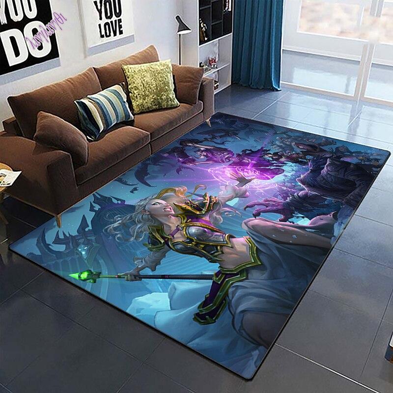 World of Warcraft Cool Creativity Tištěný vzor Protiskluzový koberec Bohemia Koberec Obývací pokoj Dekorace koberce Tapiserie