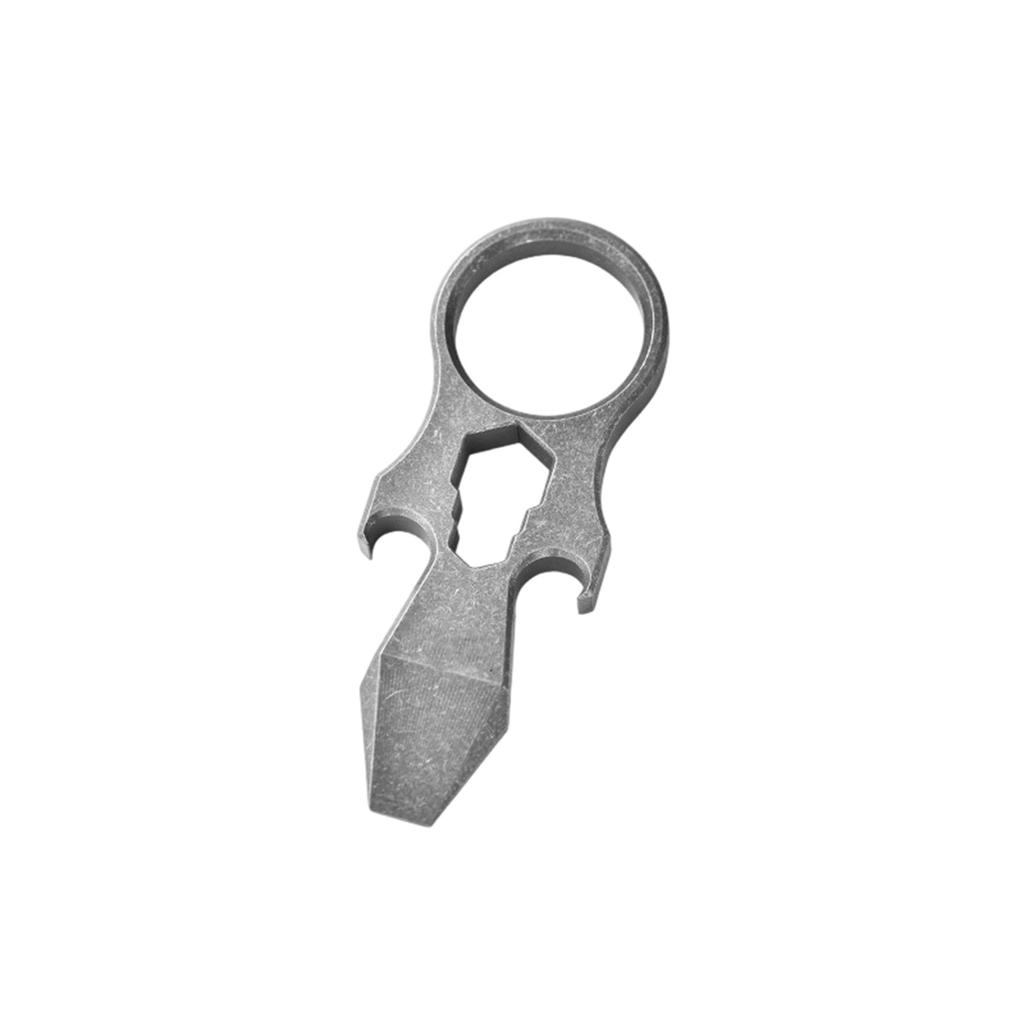 Multi Functional Titanium Alloy Small Tool Emergency Finger Outdoor Portable EDC Hexagonal Bottle Opener