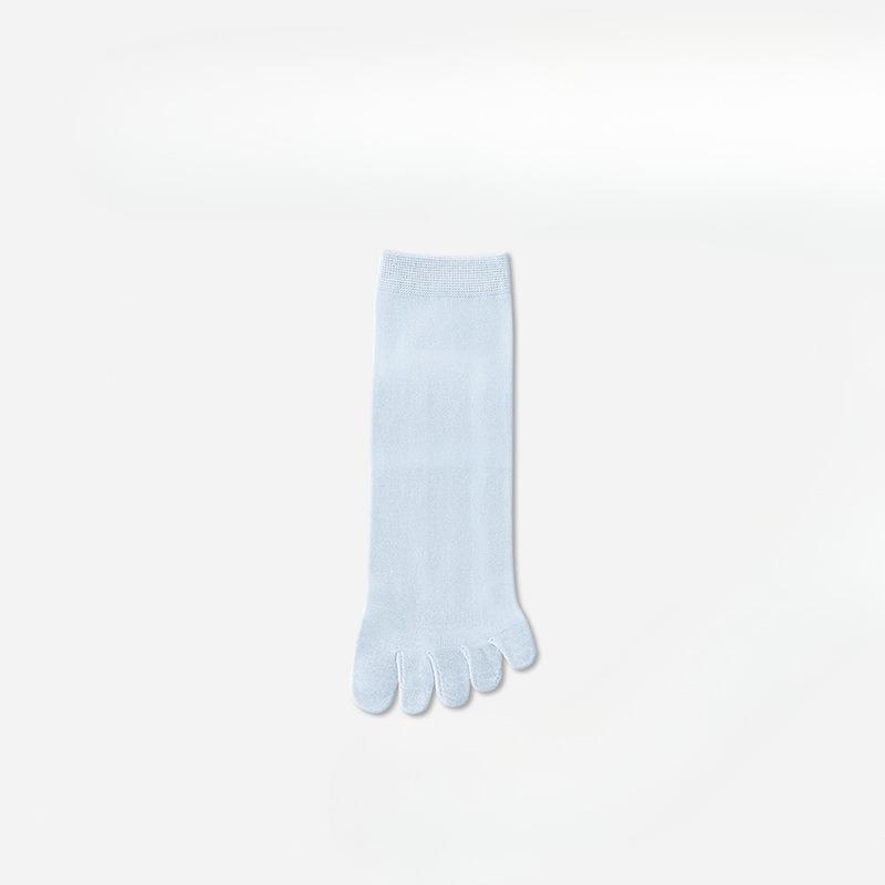 Женские летние сетчатые дышащие спортивные носки-пятипальцы 1 pair