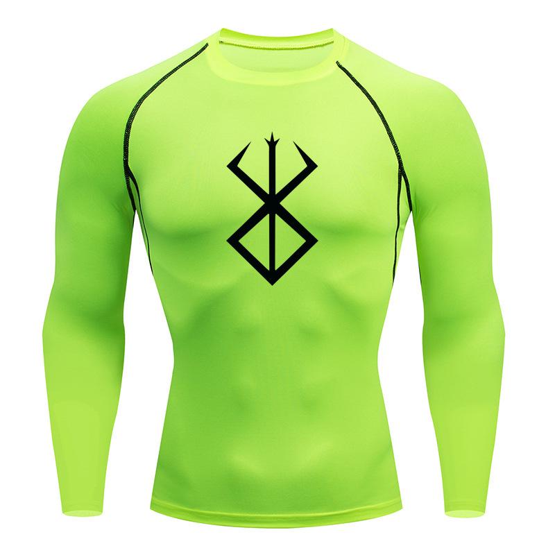 Men's Quick-Dry Compression T-Shirts: High Elastic, Moisture-Wicking Activewear for Basketball, Fitness, and Running.