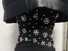 Women's European & American One-Shoulder Rhinestone Evening Gown