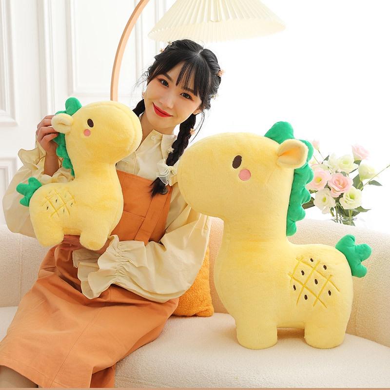 Cute And Soft Pineapple Deer Stuffed Animal Toy For Kids