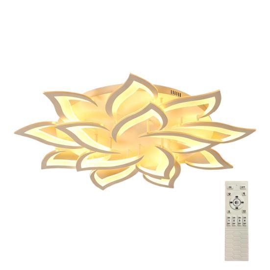 Plafonieră Florală Dimmabilă Lampă cu Culoare de Lumină Ajustabilă cu Telecomandă Corp de Iluminat LED Acrilic Modern pentru Living & Dormitor