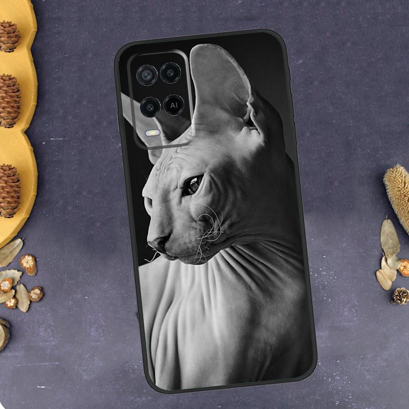 Sphynx Sphinx Cat Phone Case For Oppo A94 A74 A54 A15 A18 A38 A58 A78 A98 A40 A60 A80 A16 A76 A96 A57S A17 A77