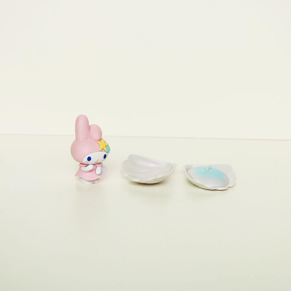 Shell Melody Doll: Cute Cartoon Japanese Style Tea Party Figure - Trendy Anime Ornament Toy