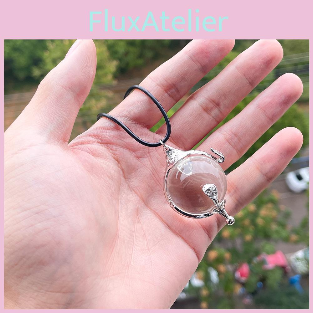 Witch Cartoon Pendant Necklace With Electroplated Alloy And Leather Chain For Fashion And Cosplay Use