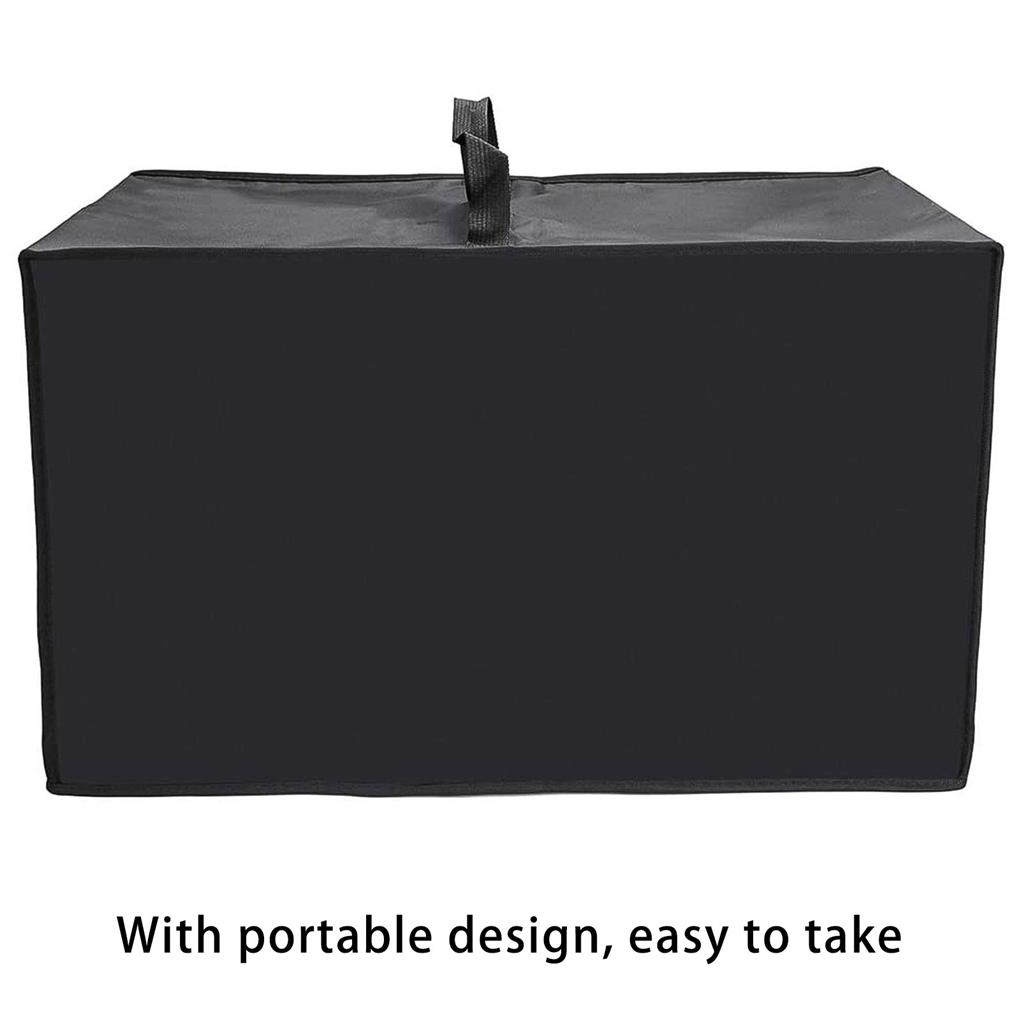 Microwave Cover Black Polyester Oven Waterproof Dust Cover Dustproof Electric Appliance Kitchen Gadgets Protector for Home