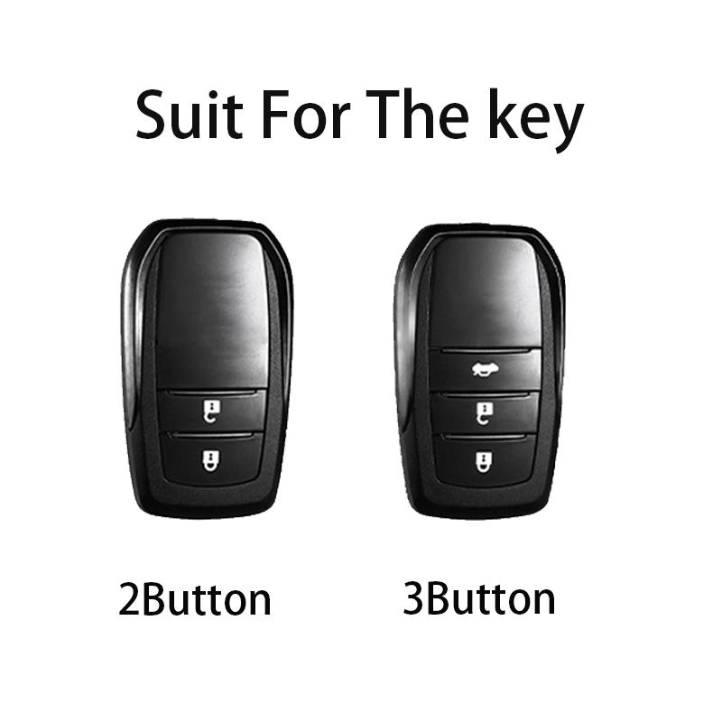 Diamond Pink for Toyota CHR Hilux Fortuner Land Cruiser 200 Camry Corolla Crown RAV4 Highland Remote Car  Key Case Cover Fob Bag