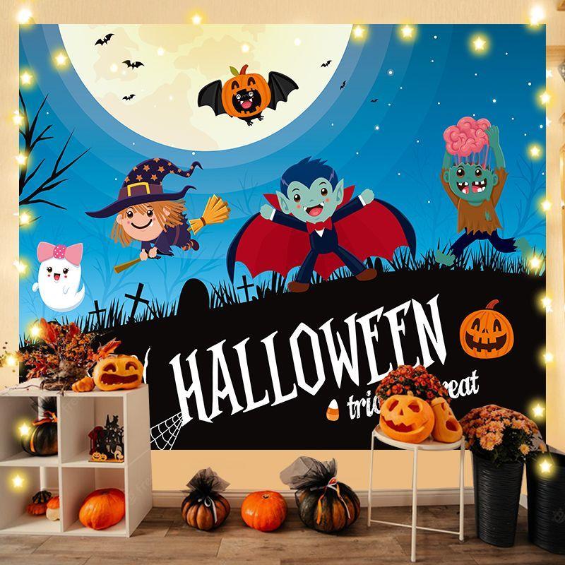 Halloween Backdrop Fabric, Event Hanging Fabric, Bedroom Decorative Wall Hanging
