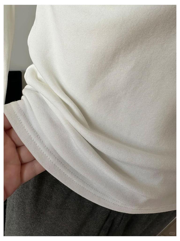 Chic European Lace Patchwork V-Neck Long Sleeve Top for Women - Autumn/Winter Basic & Sexy Style
