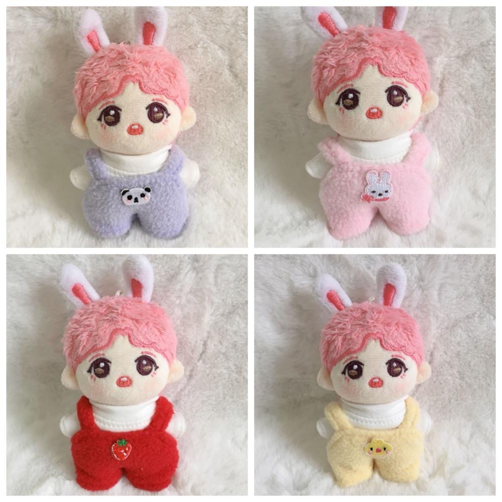 Rompers Stuffed Doll Plush Suit Overall Plush Toys Clothes Cotton Doll Clothes  10cm Cotton Doll