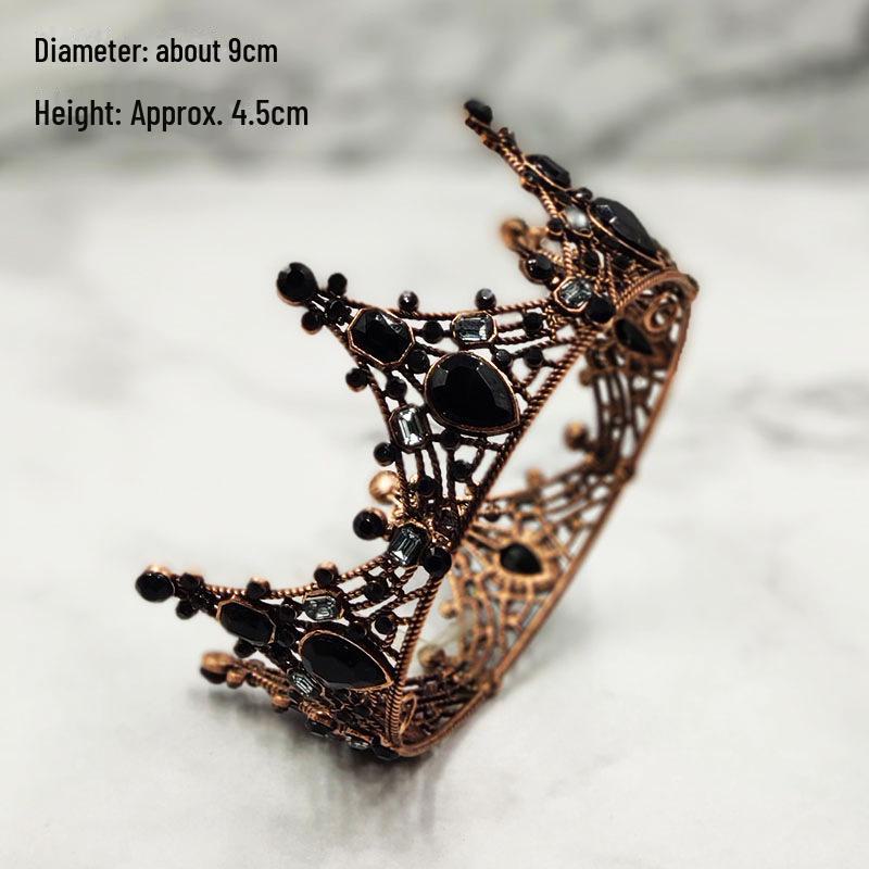 Queen Crown Cake Decoration with Lace, Pearls, and Baby's Breath for Birthdays