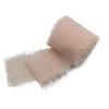 Ausgefranstes, faltiges Chiffon-Seidenband, Hochzeits-Blumenstrauß, Wickeldekoration, Requisite