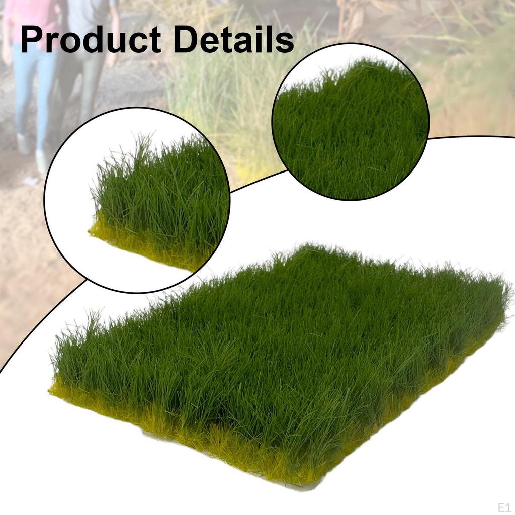 Kunstrasenbüschel für 1:35 1:64 1:87 Modelleisenbahnen und Landschaften