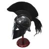 Medieval Greek Corinthian Armor Helmet With Plume Spartan Gladiator