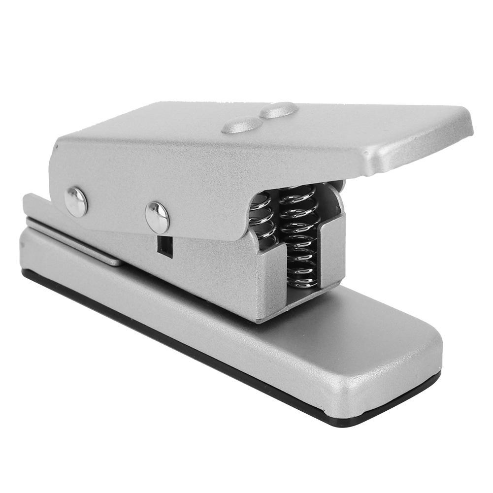 

DIY Guitar Pick Punch Maker Cutter Tool With 2 Guitar Pick Strips (Grey)
