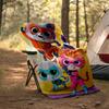 1pc Super Kitties Adventures1 Theme Soft Flannel Throw Blanket - Digital Print, Polyester, Cozy for All Seasons, Perfect for Outdoor, and Travel