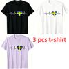 Fun I Love Sweden Pattern Print Kids T-shirt Summer Girls Boys Casual Fashion Tops Kids O-Neck Short Sleeve T-shirt Clothing