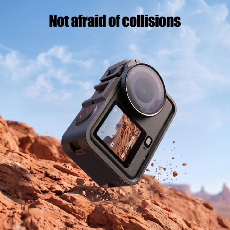 Camera Mounting Frame with Camera Access for Action 6, Magnetic Quick Release Cage for Handheld Video Use, Daily Mount Work and Expansion